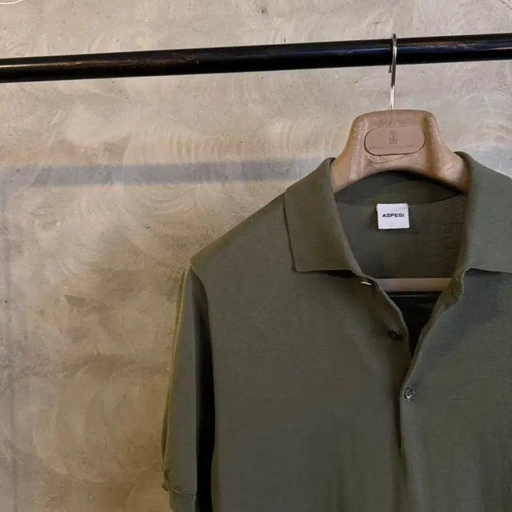 [BUNJANG] Aspesi Classic Short Sleeve Knit Top / 아스페시 클래식 반팔니트 남성100