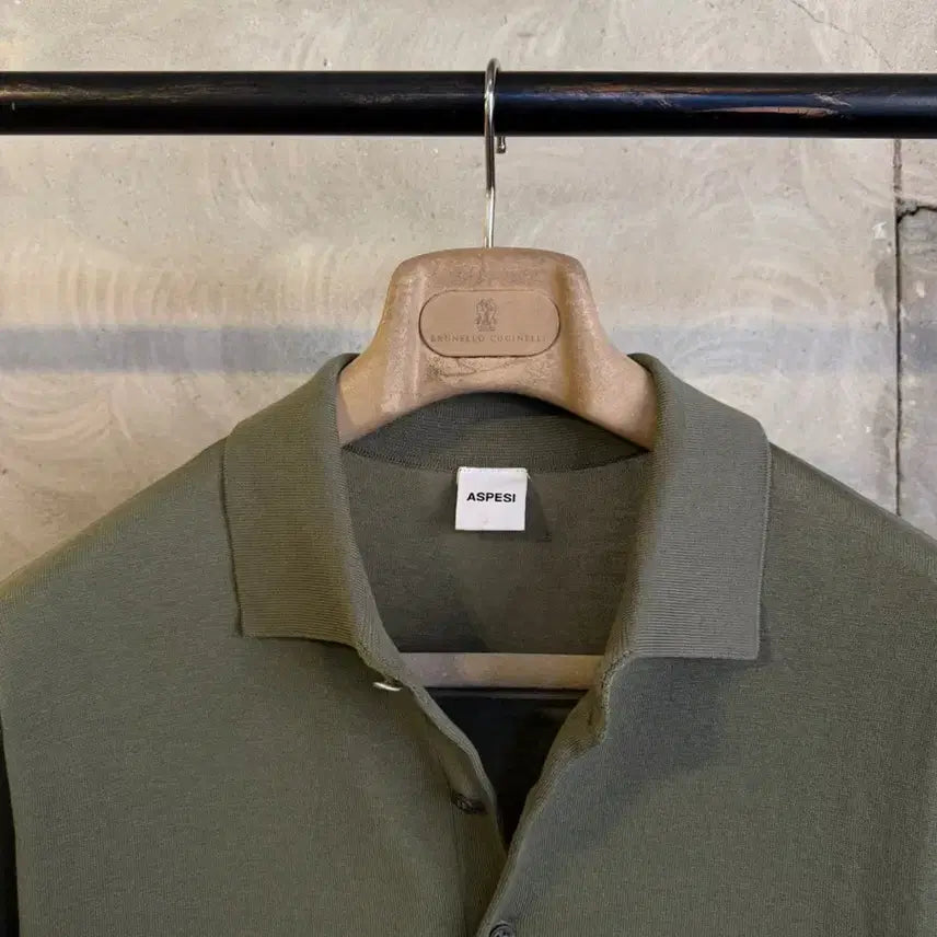 [BUNJANG] Aspesi Classic Short Sleeve Knit Top / 아스페시 클래식 반팔니트 남성100