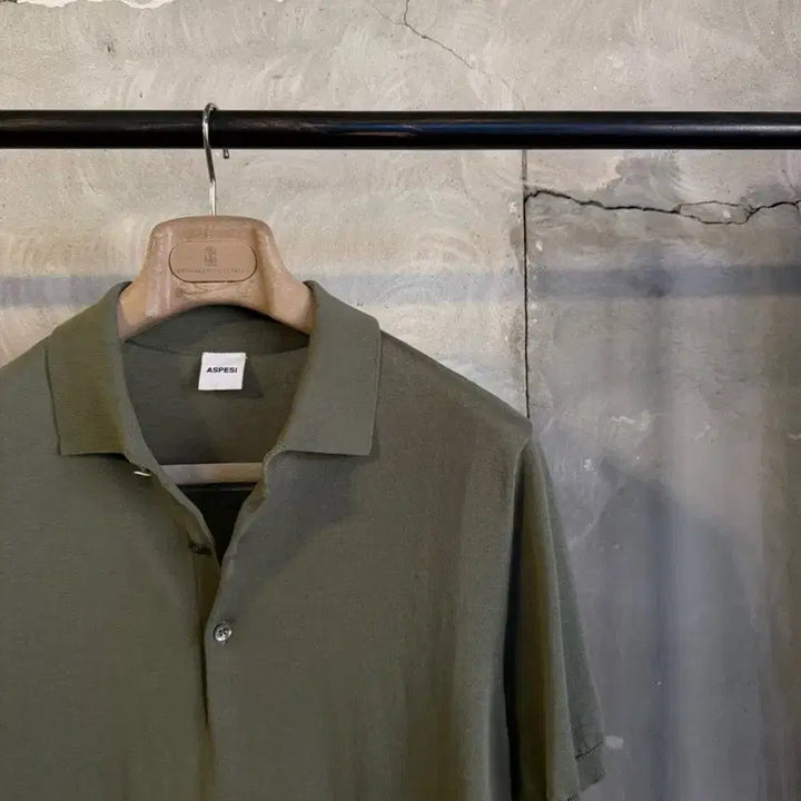[BUNJANG] Aspesi Classic Short Sleeve Knit Top / 아스페시 클래식 반팔니트 남성100