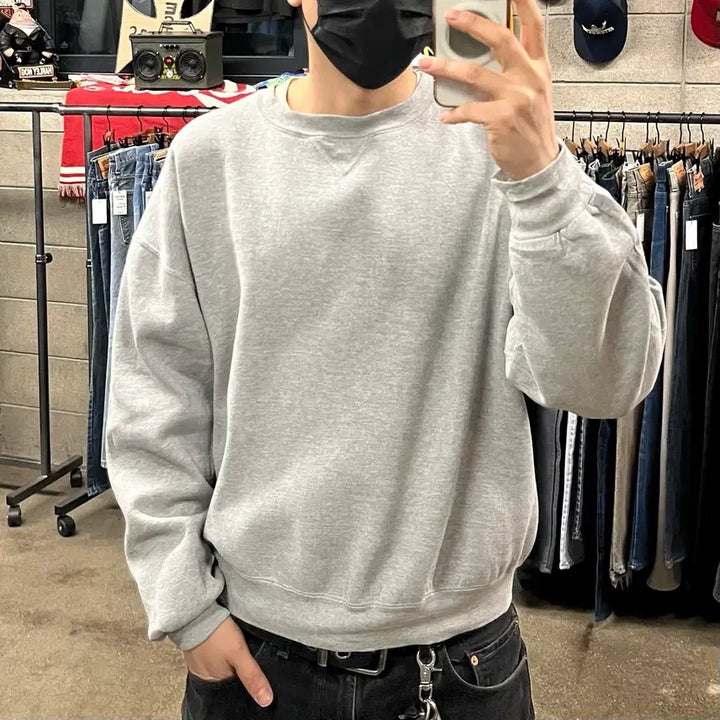 [BUNJANG] Russell Blank Sweatshirt / 90s 러셀 블랭크 스웻셔츠 (105-110)