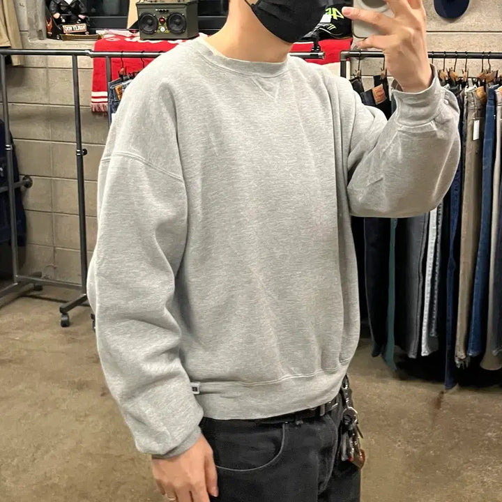 [BUNJANG] Russell Blank Sweatshirt / 90s 러셀 블랭크 스웻셔츠 (105-110)