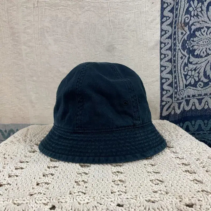 [BUNJANG] Champion Black Bucket Hat / [F] 챔피온 중앙로고 블랙 벙거지 버킷햇 모자