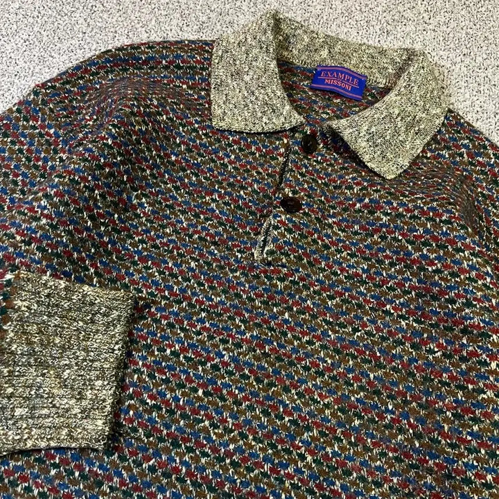 [BUNJANG] Missoni Wool Pattern Knit Sweater / 미쏘니 니트