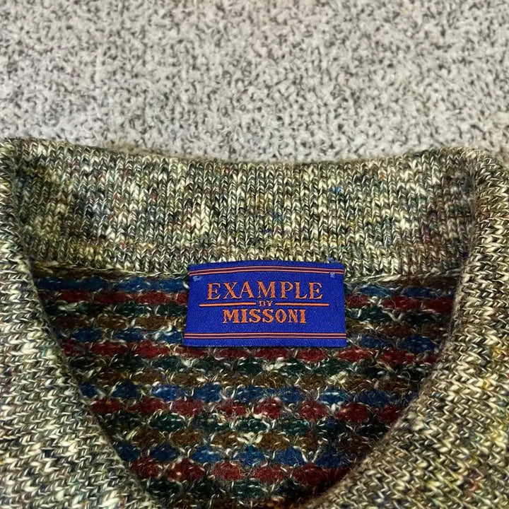 [BUNJANG] Missoni Wool Pattern Knit Sweater / 미쏘니 니트