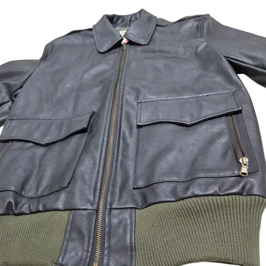 [BUNJANG] EIGHT ROUND Vintage A-2 Pilot Flight Jacket / EIGHT ROUND 에잇라운드 빈티지 파일럿 A-2 항공 자켓