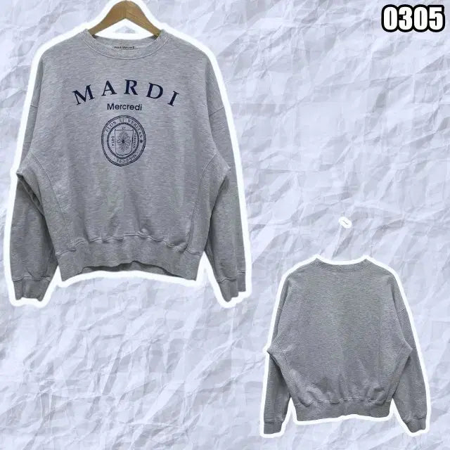 [BUNJANG] Mardi Mercredi Big Logo Sweatshirt / M 마르디 메크르디 빅로고 맨투맨