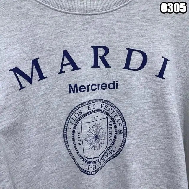 [BUNJANG] Mardi Mercredi Big Logo Sweatshirt / M 마르디 메크르디 빅로고 맨투맨