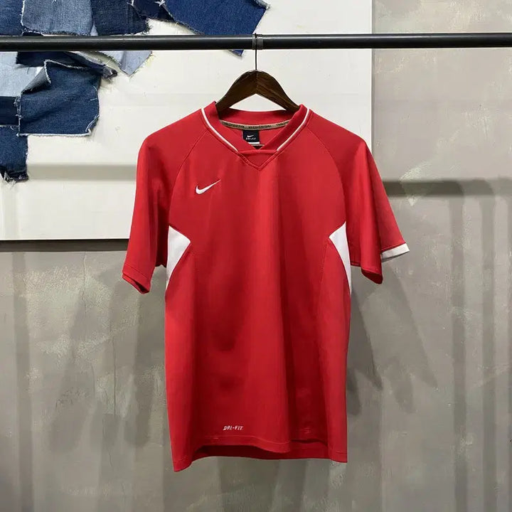 [BUNJANG] Nike Dri-FIT Colorblock Short-Sleeve T-Shirt / (95) 나이키 드라이핏 운동 스포츠 기능성 배색 반팔 티