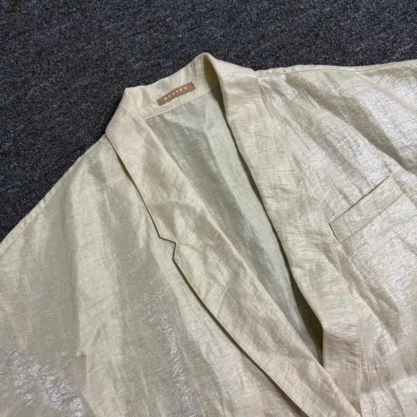 [BUNJANG] NEHERA Linen Short Sleeve Jacket / NEHERA 린넨 반팔 자켓