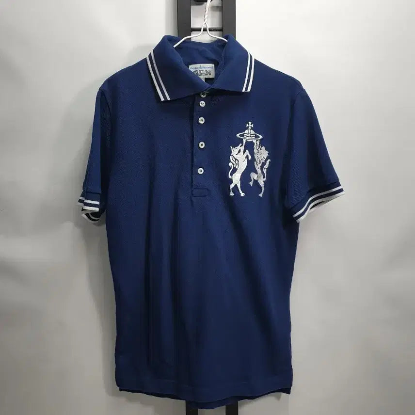 [BUNJANG] Vivienne Westwood Polo Shirt Navy S / 비비안웨스트우드 반팔 카라티 네이비 s