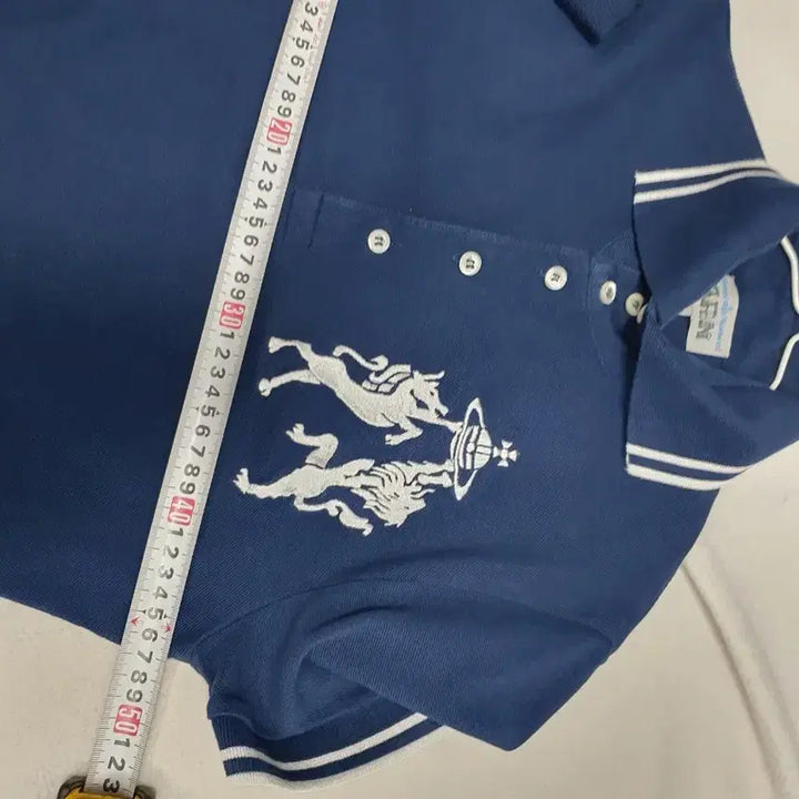 [BUNJANG] Vivienne Westwood Polo Shirt Navy S / 비비안웨스트우드 반팔 카라티 네이비 s