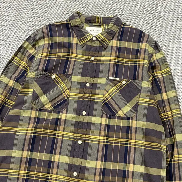 [BUNJANG] Ralph Lauren Denim &amp; Supply Checkered Shirt / 랄프로랜 데님서플라이 체크 셔츠 v1990