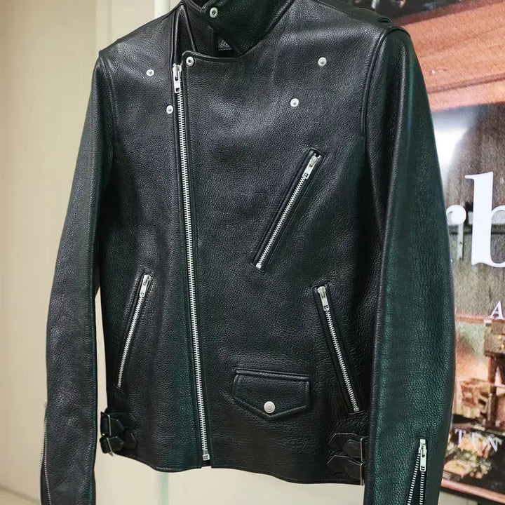 [BUNJANG] Vuanstudio Leather Rider Jacket - L / Vuanstudio 라이더 가죽 자켓 L