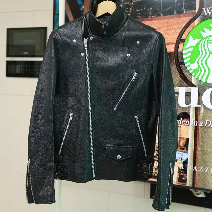 [BUNJANG] Vuanstudio Leather Rider Jacket - L / Vuanstudio 라이더 가죽 자켓 L