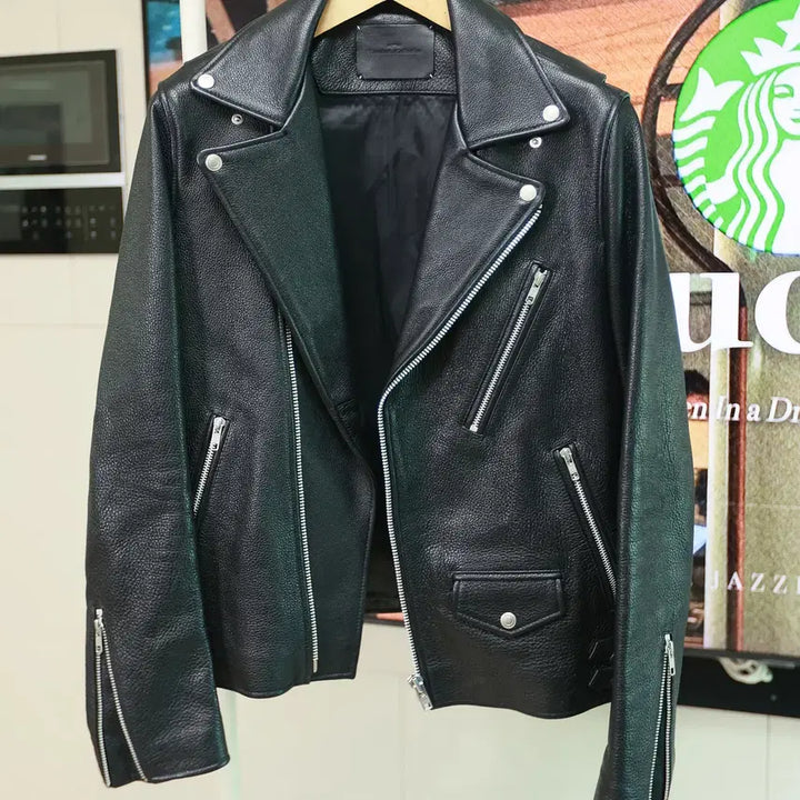 [BUNJANG] Vuanstudio Leather Rider Jacket - L / Vuanstudio 라이더 가죽 자켓 L