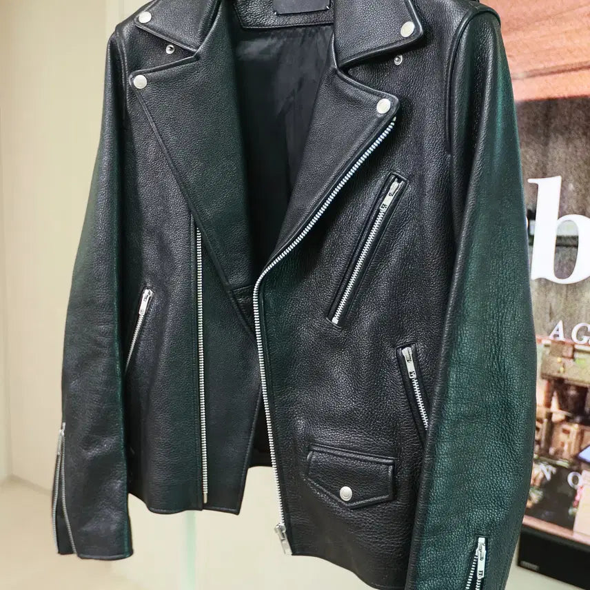 [BUNJANG] Vuanstudio Leather Rider Jacket - L / Vuanstudio 라이더 가죽 자켓 L