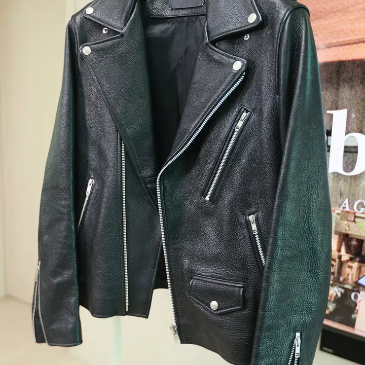 [BUNJANG] Vuanstudio Leather Rider Jacket - L / Vuanstudio 라이더 가죽 자켓 L