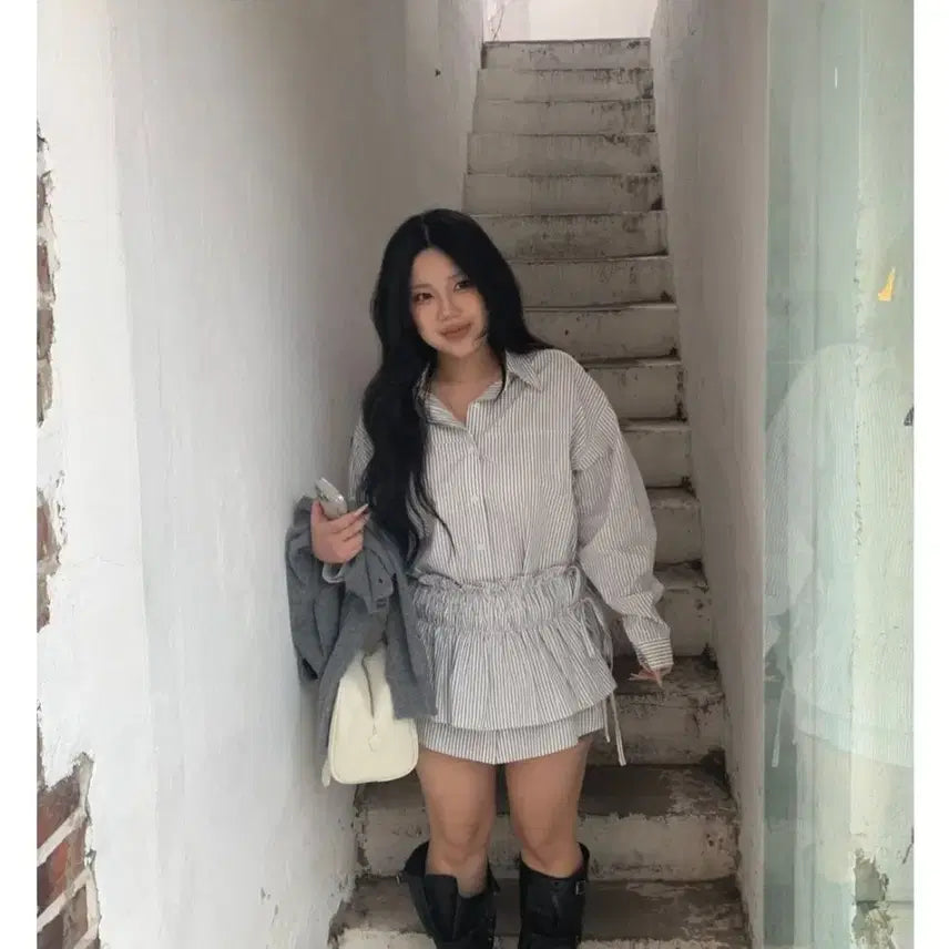 [SOLD OUT] 데이지투엘 셀라 스트라이프셔츠