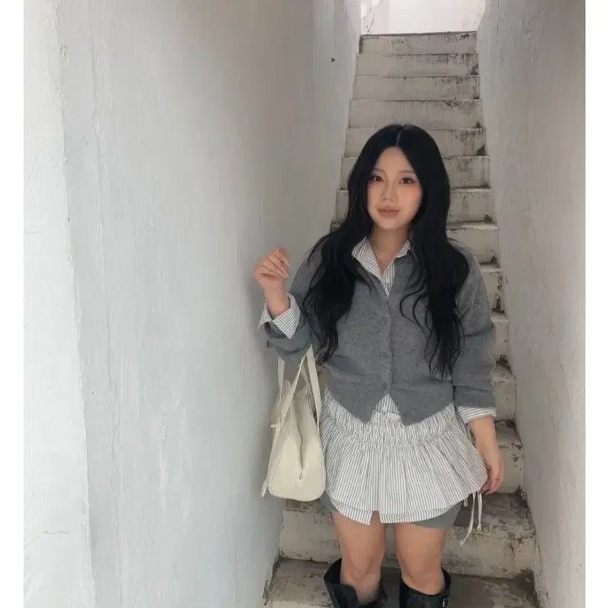 [SOLD OUT] 데이지투엘 셀라 스트라이프셔츠