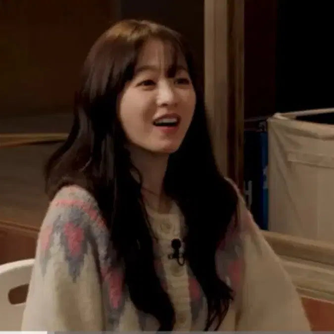 [BUNJANG] Riel Park Bo Young Nordic Knit Cardigan / 리엘 노르딕 니트, 박보영 차쥐뿔 니트