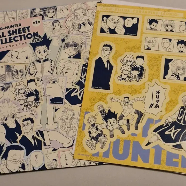 [BUNJANG] Hunter x Hunter Seal Sticker Sheet / 헌터헌터 씰스티커 씰시트 헌시조