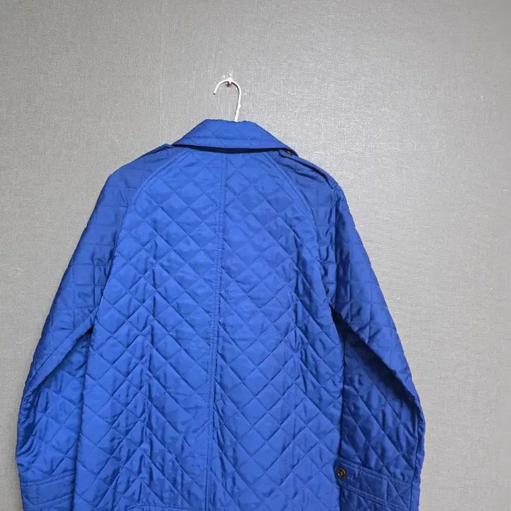[BUNJANG] Blue Quilted Double Coat / 블루 퀄팅 더블 코트  55