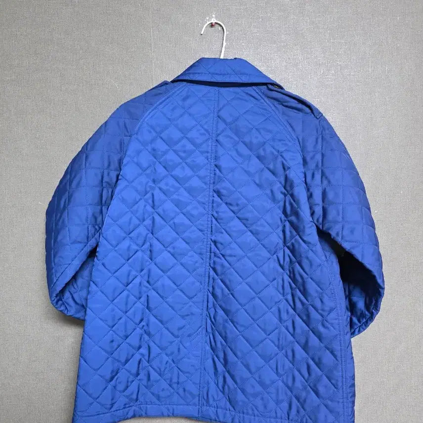 [BUNJANG] Blue Quilted Double Coat / 블루 퀄팅 더블 코트  55