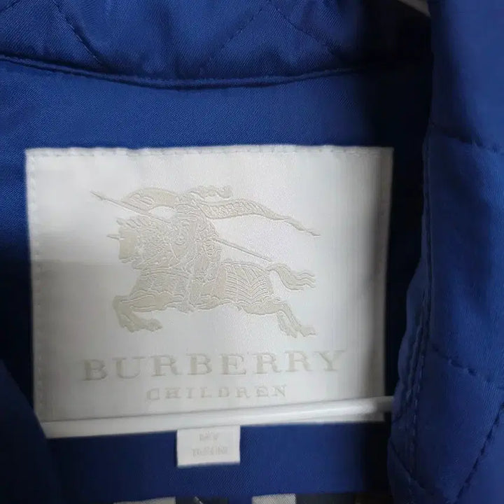 [BUNJANG] Blue Quilted Double Coat / 블루 퀄팅 더블 코트  55