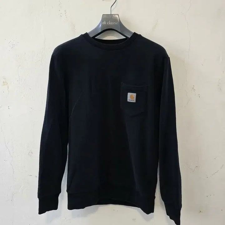 [BUNJANG] Carhartt Pocket Sweatshirt Black XS / 칼하트 포켓 스웨트셔츠 블랙 XS