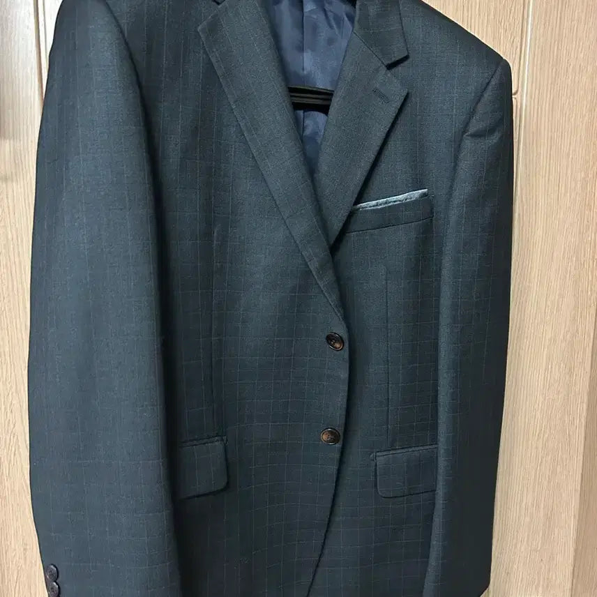[BUNJANG] Bosslenza Checkered Suit Jacket / 보스렌자 체크무늬 정장 자켓