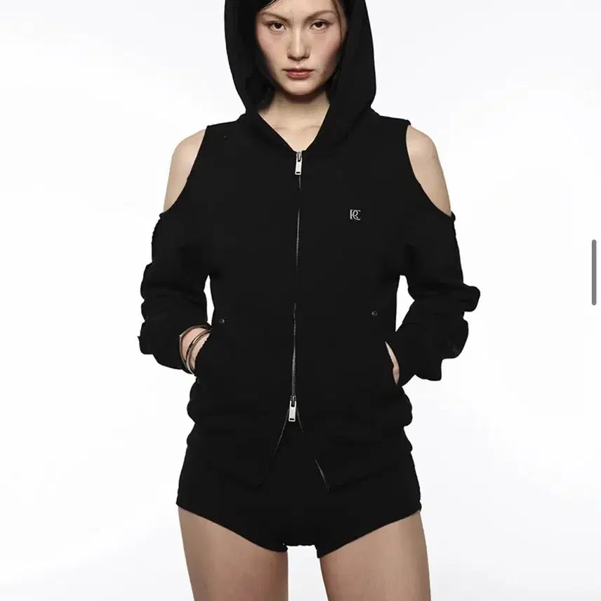 [BUNJANG] Rockcake Cutout Hooded Zip-up / 락케이크 rockcake 오프셋 컷아웃 후드 집업