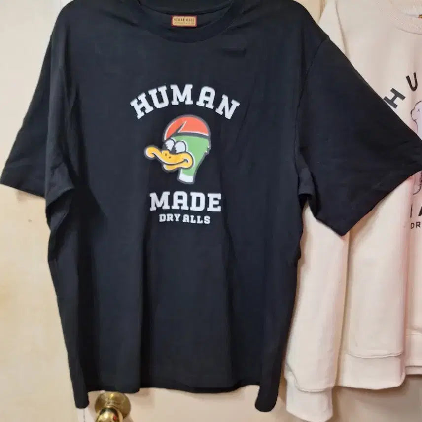 [BUNJANG] Human Made Duck Short Sleeve T-shirt Black 3XL / 휴먼메이드 덕 반팔 티셔츠 블랙 3XL 새제품