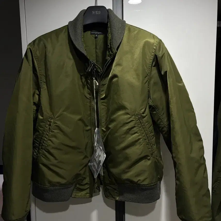 [BUNJANG] Engineered Garments LL Jacket Satin Nylon Olive / Engineered Garments LL자켓 새틴 나일론 올리브(M)