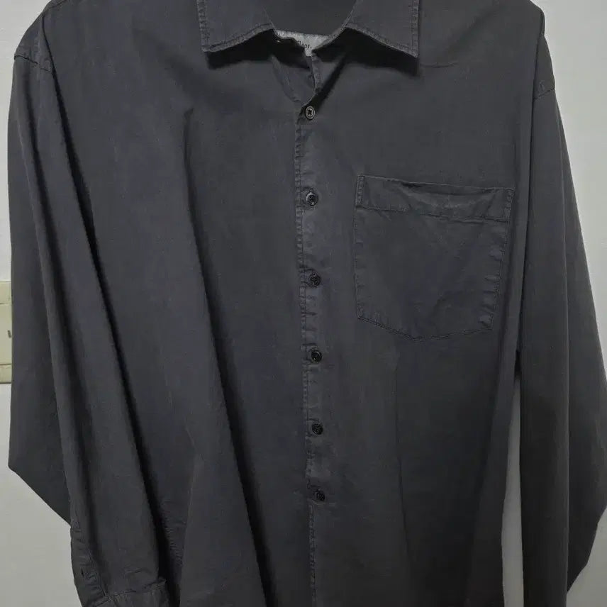 [BUNJANG] First Floor Garment Dyed Shirt - Giwa (48) / [48] 퍼스트플로어 가먼트다이드셔츠 기와