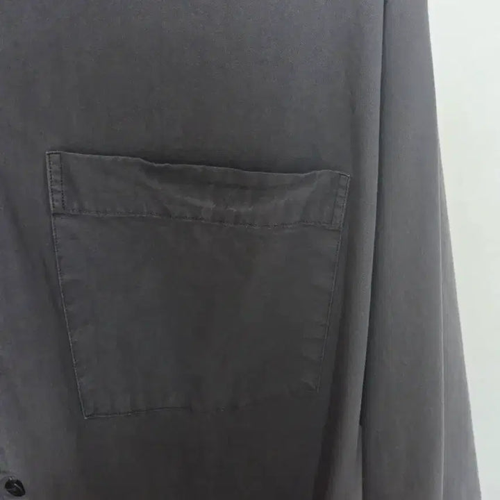 [BUNJANG] First Floor Garment Dyed Shirt - Giwa (48) / [48] 퍼스트플로어 가먼트다이드셔츠 기와