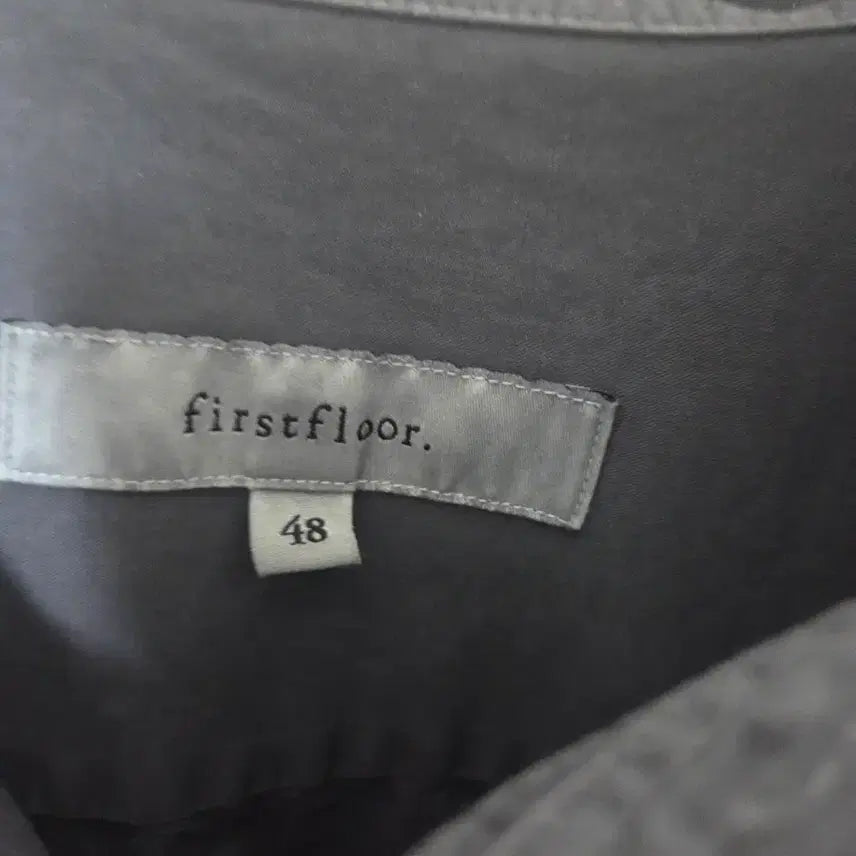 [BUNJANG] First Floor Garment Dyed Shirt - Giwa (48) / [48] 퍼스트플로어 가먼트다이드셔츠 기와