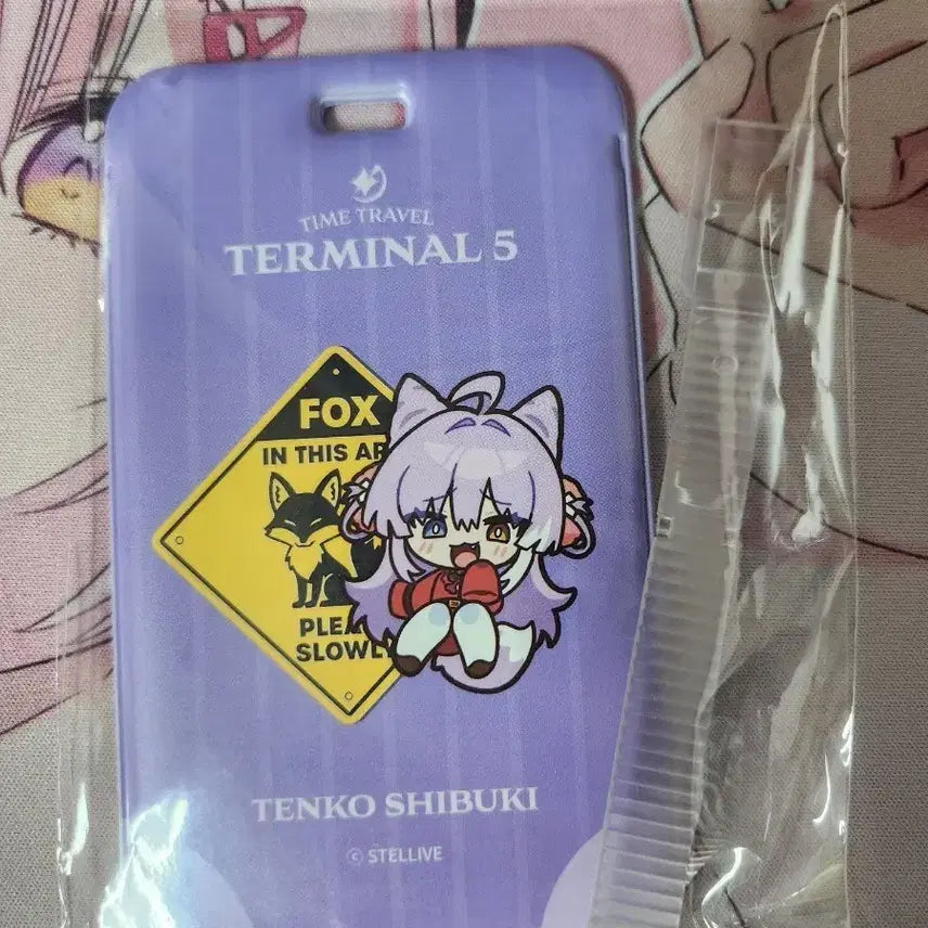 [BUNJANG] Stellive Tenko Shibuki Terminal Carrier Tag Name Tag / 스텔라이브 터미널 텐코 시부키 캐리어 태그형 네임텍