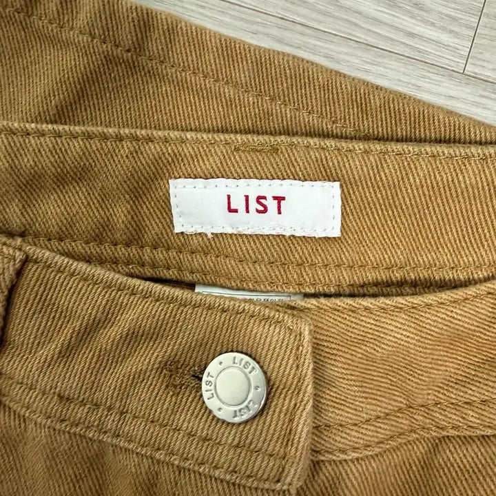 [BUNJANG] LIST Cotton Straight Denim Pants / 백화점 새상품 LIST 코튼 스트레이트 데님 55사이즈