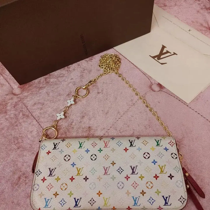 [BUNJANG] Louis Vuitton Multi Long Wallet with Strap / 정품- 루이비통 멀티 장지갑- 인보이스&amp;스트랩