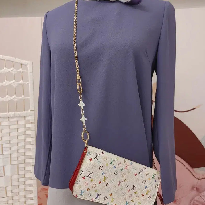 [BUNJANG] Louis Vuitton Multi Long Wallet with Strap / 정품- 루이비통 멀티 장지갑- 인보이스&amp;스트랩
