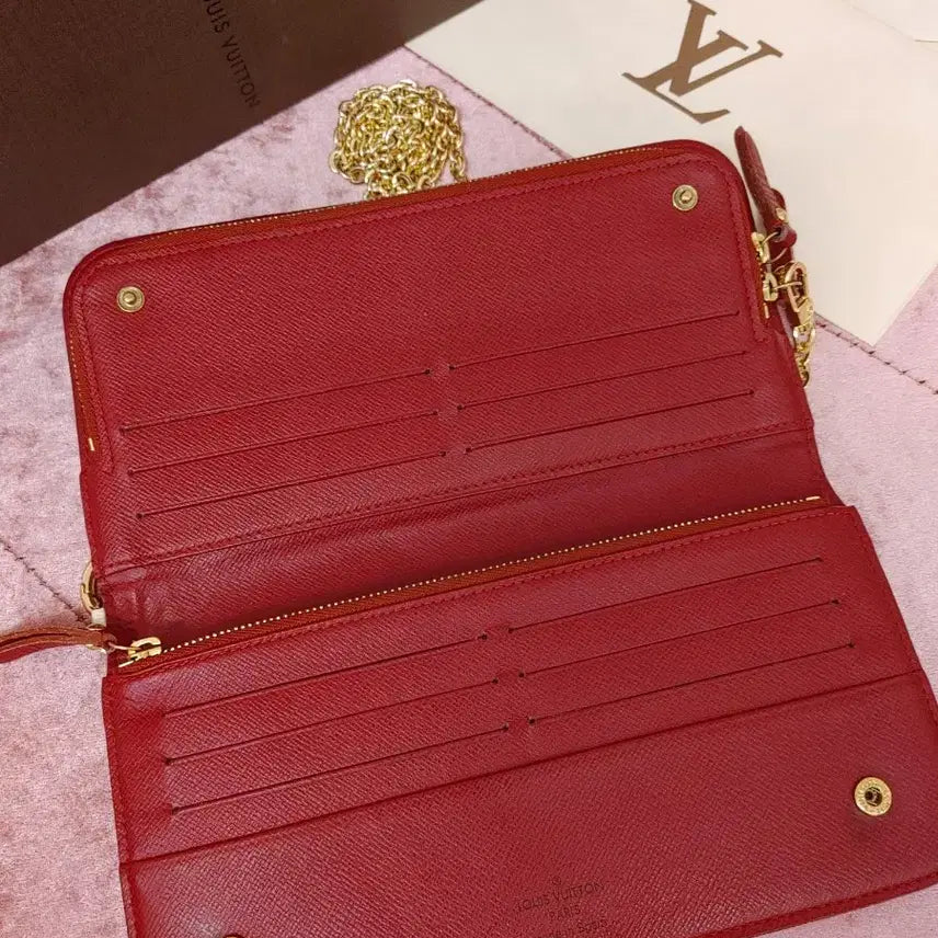 [BUNJANG] Louis Vuitton Multi Long Wallet with Strap / 정품- 루이비통 멀티 장지갑- 인보이스&amp;스트랩