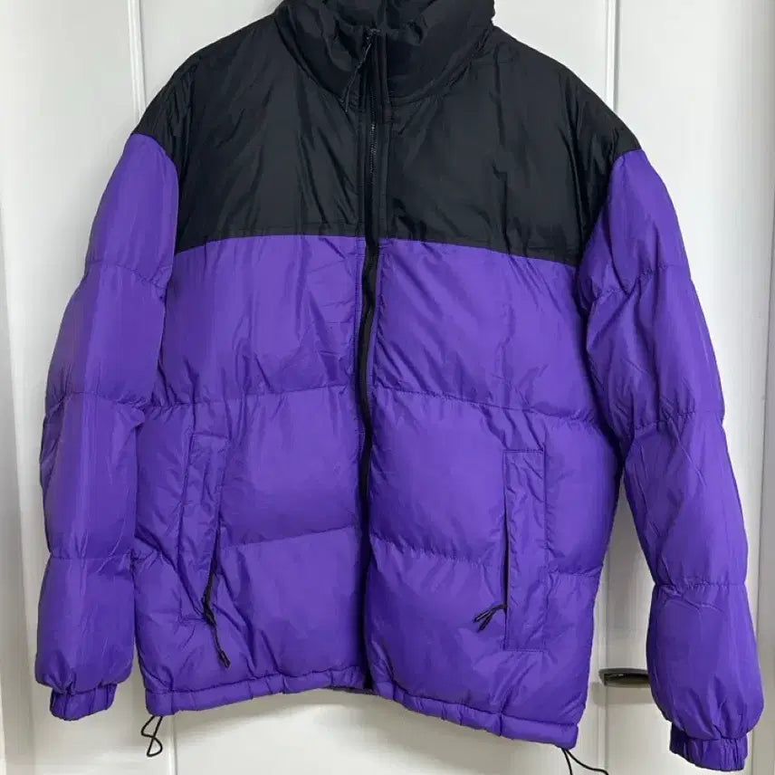 [BUNJANG] Black/Purple Padded Jacket / 새상품  블랙/퍼플 패딩