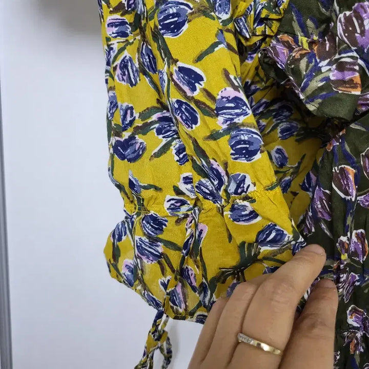 [BUNJANG] Studio Lab Flower Wrap Blouse Bundle Set / 스튜디오랩 플라워 랩 블라우스 2벌 일괄