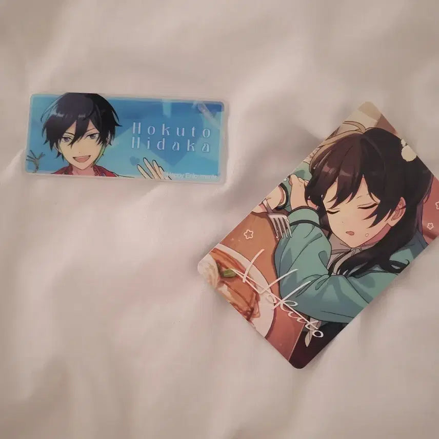 [BUNJANG] Ensemble Stars Hokuto Hidaka Bundle Set / 앙스타 앙상블스타즈 히다카 호쿠토 캔뱃지 포카 일괄