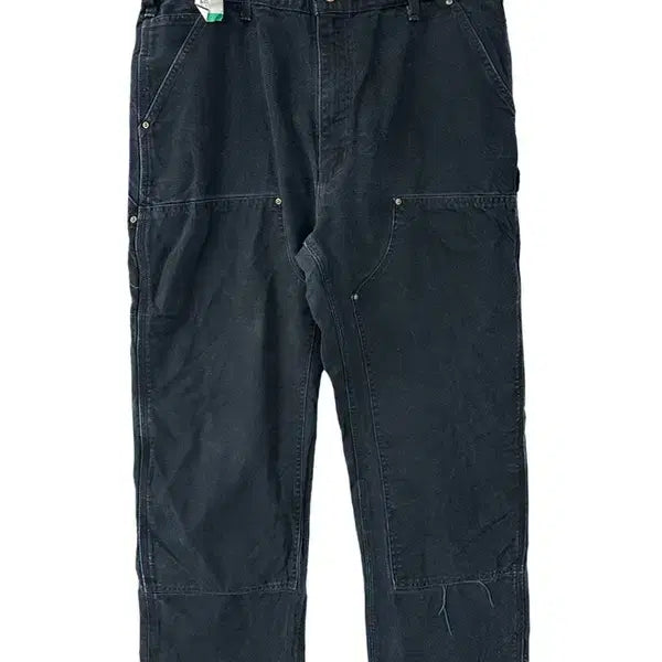 [BUNJANG] Carhartt B01BLK Double Knee Carpenter Work Denim Pants / [38X32] CARHARTT B01BLK 더블니카펜터 워크데님팬츠