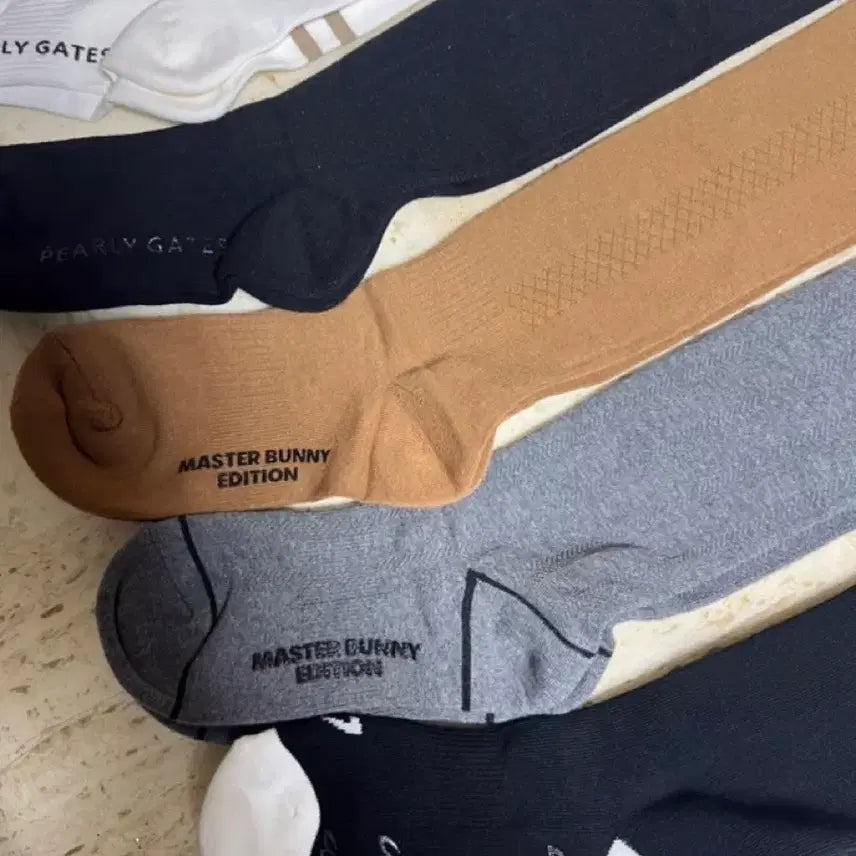 [BUNJANG] Pearly Gates &amp; Master Bunny Edition Golf Knee Socks / 정품 파리게이츠 와 마스터버니에디션 / 골프니삭스 / 새상품
