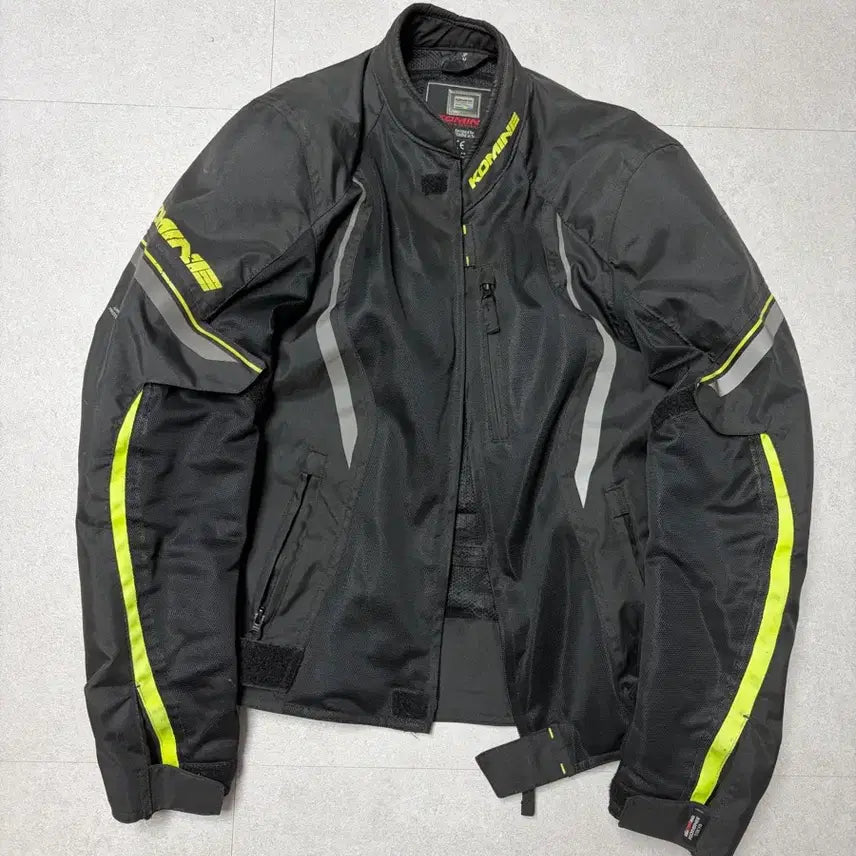 [BUNJANG] Komine Black Motorcycle Jacket / 코미네 블랙 오토바이 자켓