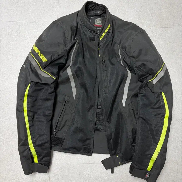 [BUNJANG] Komine Black Motorcycle Jacket / 코미네 블랙 오토바이 자켓