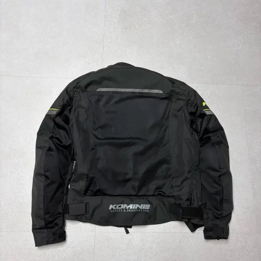 [BUNJANG] Komine Black Motorcycle Jacket / 코미네 블랙 오토바이 자켓