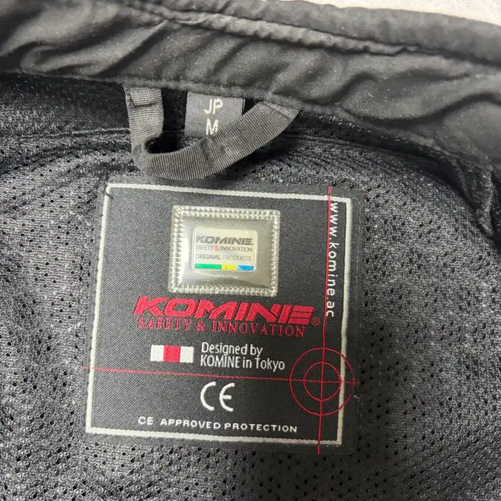 [BUNJANG] Komine Black Motorcycle Jacket / 코미네 블랙 오토바이 자켓